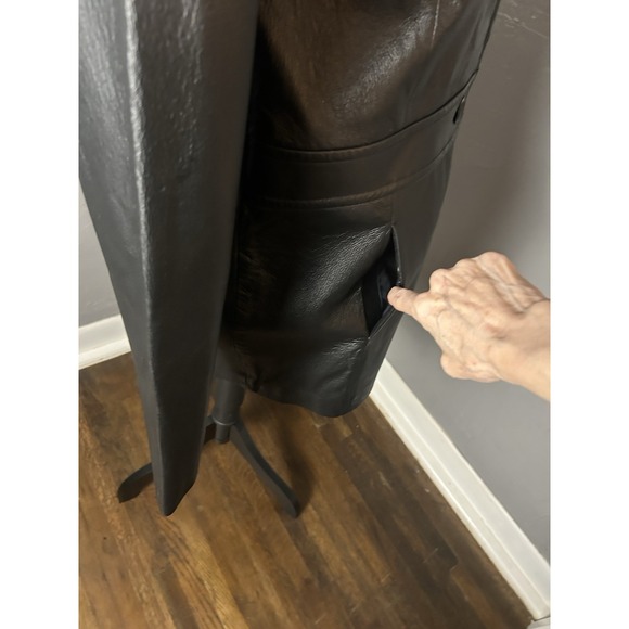 Vintage Colebrook Classics Women's Leather 90's Blazer Size M winter, office - Picture 5 of 16